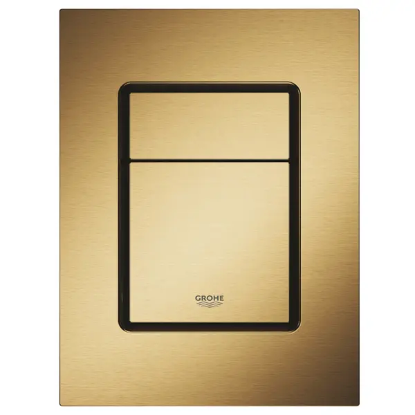 Placa de actionare Grohe Skate Cosmopolitan 37535GN0, marimea S, dubla actionare, 13 x 17.2 cm, verticala, mat, Cool sunrise
