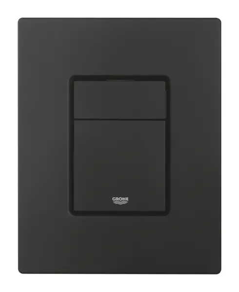 Placa de actionare, Skate Cosmopolitan wall plate, dubla comanda, verticala si orizontala, dubla spalare, 156 x 197 mm, negru mat