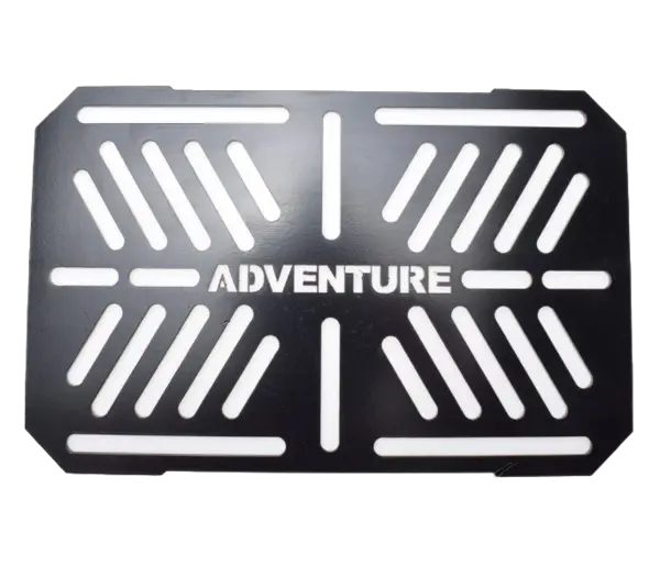 Placa de adaptare universala pentru suport lateral bagaje, Negru