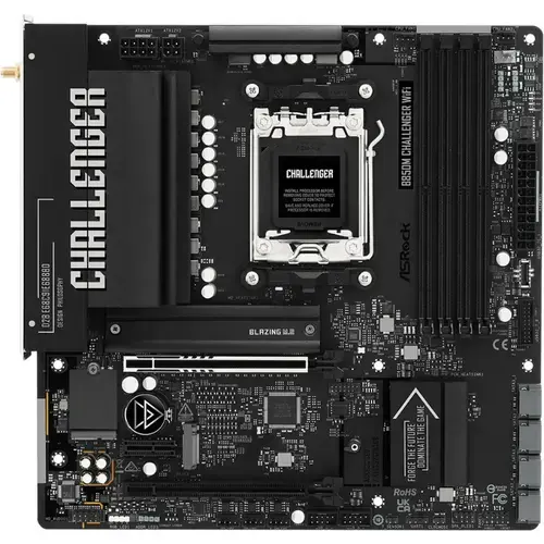 Placa de baza ASRock B850M Challenger WiFi, AMD B850, AM5, DDR5, mATX
