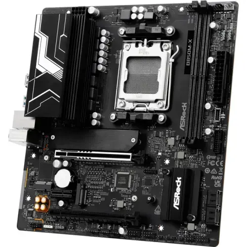 Placa de baza ASRock B850M-X R2.0, AMD B850, AM5, DDR5, mATX