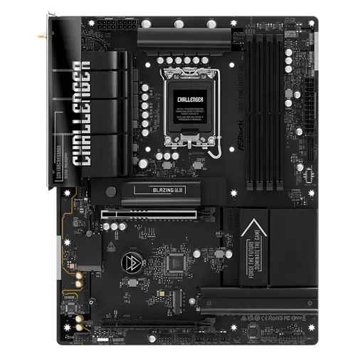 Placa de baza ASRock B860 Challenger WIFI, LGA 1851, B860-CHL-WIFI, ATX