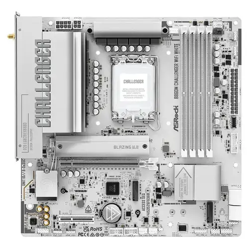 Placa de baza ASRock B860M Challenger WiFi, Intel B860, LGA 1851 (Socket V1), Micro-ATX