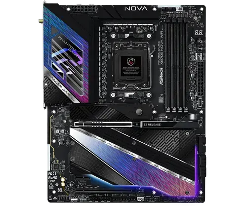 Placa de baza ASRock PHANTOM GAMING X870E Nova WiFi, AMD X870E, AM5, ATX, DDR5
