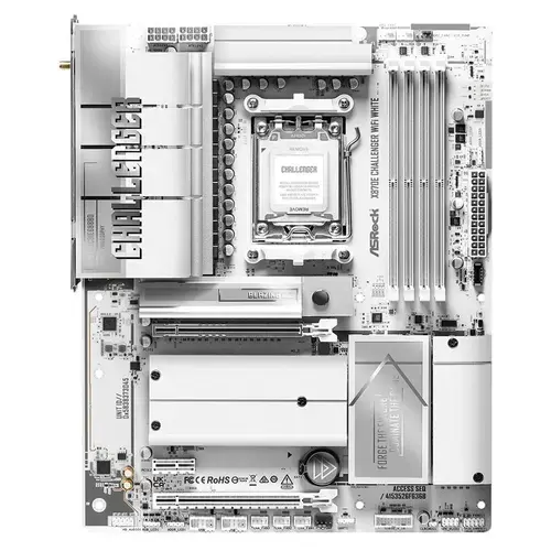 Placa de baza ASRock X870E Challenger WiFi WHITE, AM5, AMD X87E, ATX