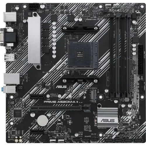 Placa de baza ASUS PRIME A520M-A II/CSM, AMD A520, Socket AM4, mATX