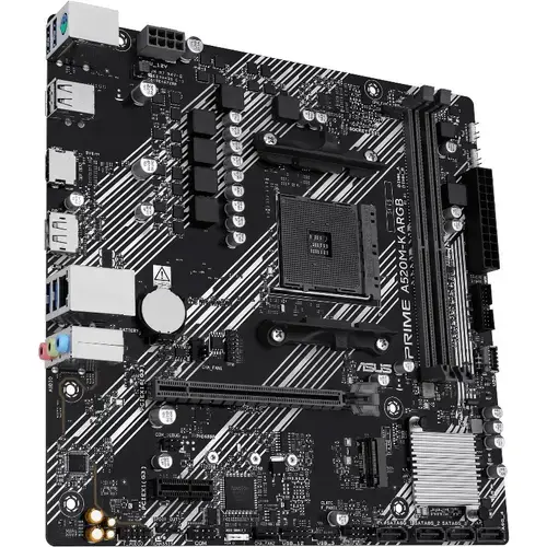 Placa de baza ASUS PRIME A520M-K ARGB, AMD A520, AM4, mATX
