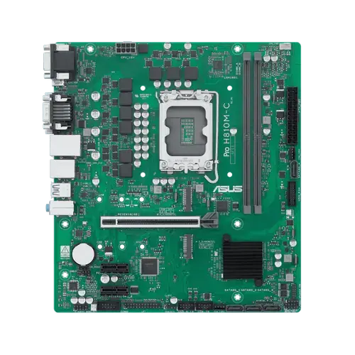 Placa de baza ASUS PRO H810M-C-CSM, Intel H810, LGA 1851 (Socket V1), micro ATX