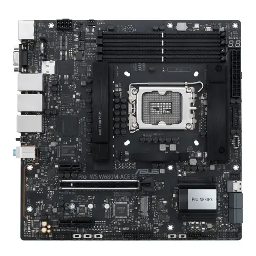 Placa de baza ASUS PRO WS W680M-ACE SE, Intel W680, LGA 1700, micro ATX