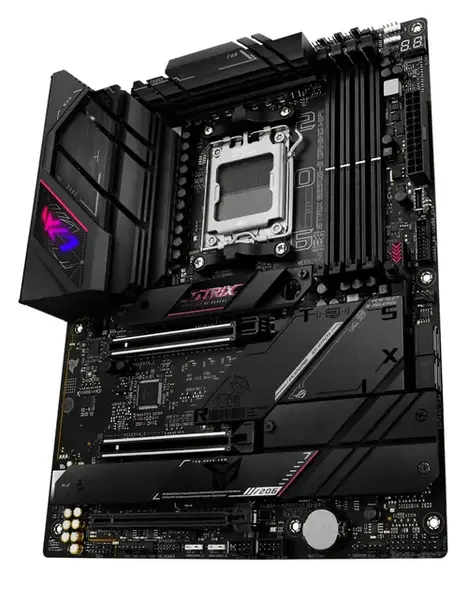 Placa de baza Asus ROG STRIX B650E-E GAMING WIFI , AM5, 4x DDR5, 1x DisplayPort, 1x HDMI, 2x PCIe 5.0 x16, 1x PCIe x16, 4x M.2, 4x SATA 6 Gbps, WIFI 6E, LAN 2.5 Gbps, ATX
