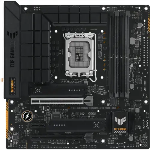 Placa de baza ASUS TUF GAMING B760M-BTF WIFI D4, mATX, LGA 1700, Intel B760