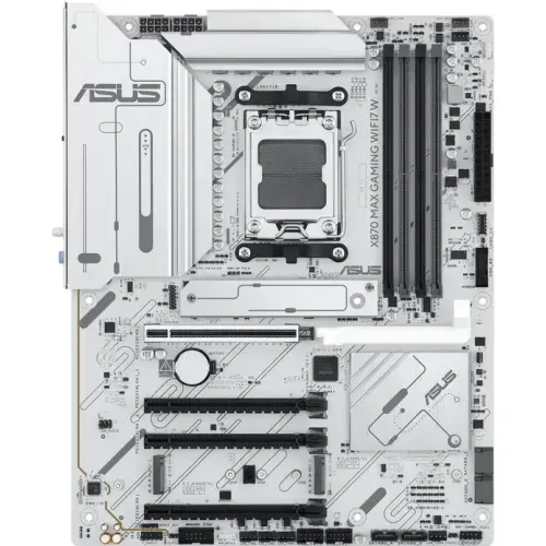 Placa de baza ASUS X870 MAX GAMING WIFI7 W, AMD X870, AM5, ATX, DDR5