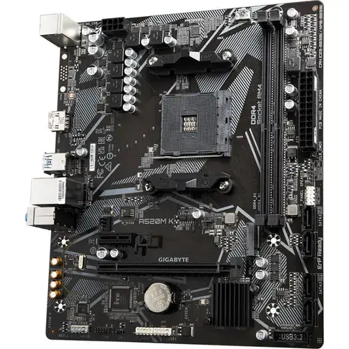 Placa de baza GIGABYTE A520M K V2, AMD A520, AM4, mATX