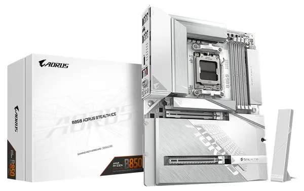 Placă de bază Gigabyte - AORUS STEALTH ICE, AM5