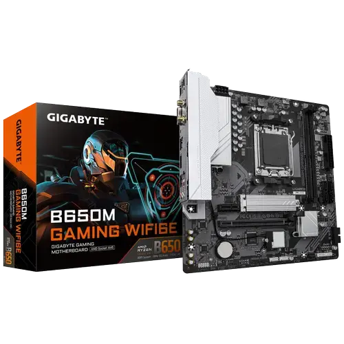 Placa de baza GIGABYTE B650M GAMING WIFI6E, AM5, AMD B650, mATX