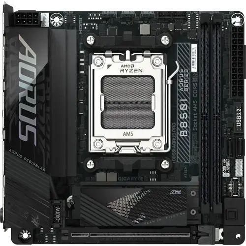 Placa de baza GIGABYTE B850I AORUS PRO, AMD B850, AM5, DDR5, mITX