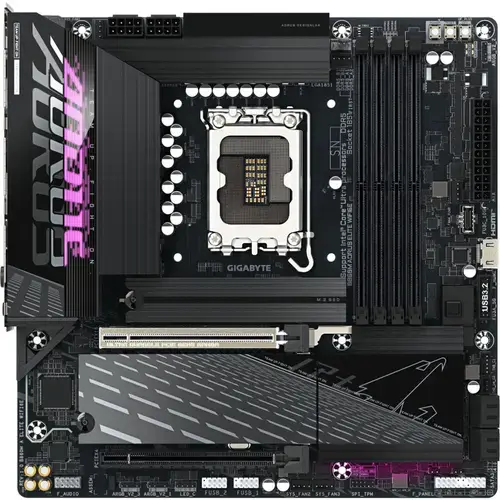 Placa de baza GIGABYTE B860M AORUS ELITE WIFI6E, Intel B860, LGA 1851, DDR5, mATX