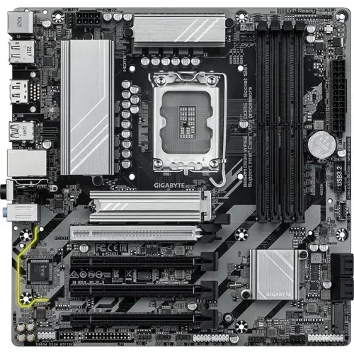 Placa de baza GIGABYTE B860M DS3H WIFI6E, Intel B860, LGA 1851, DDR5, mATX