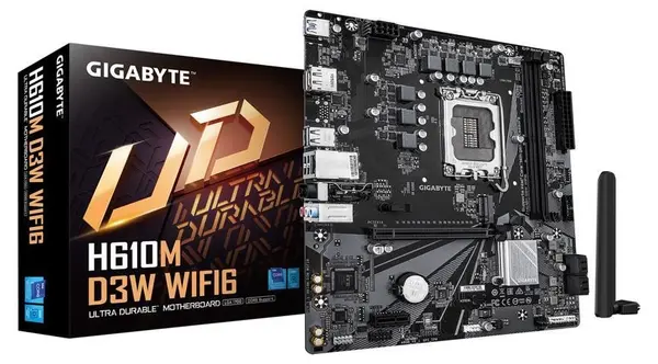 Placă de bază Gigabyte - H610M D3W WIFI6, LGA1700