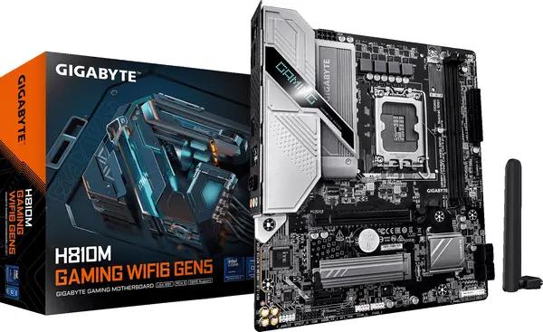 Placă de bază Gigabyte - H810M GAMING WIFI6 GEN5, LGA1851