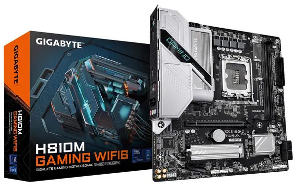 Placă de bază Gigabyte - H810M GAMING WIFI6, LGA1851
