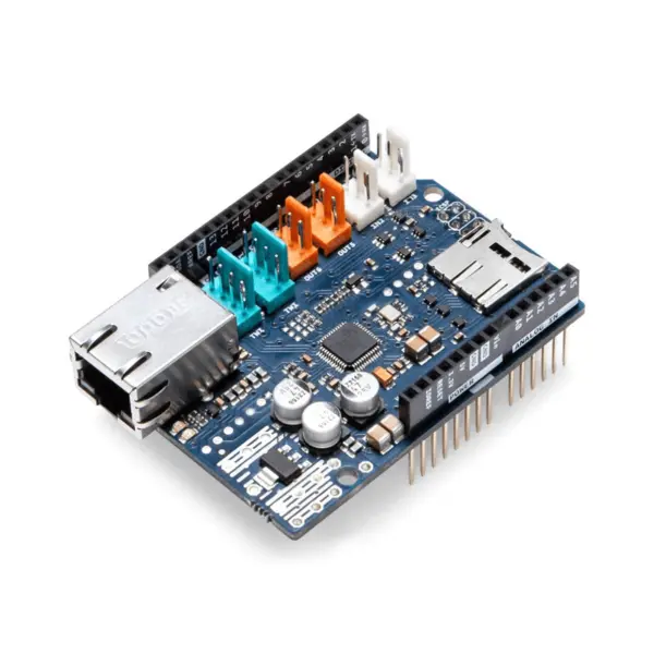 Placa de expansiune originala, Arduino Ethernet 2, W5500 cu microSD