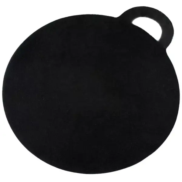 Placa de Gratar din Fonta, Forma Rotunda, cu Maner, Perfect Home