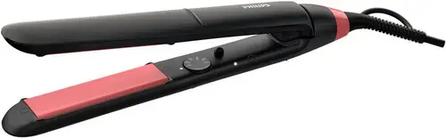 Placa de indreptat parul Philips StraightCare Essential BHS376/00, ThermoProtect, 6 setari de temperatura cu LED, 230C (Negru)