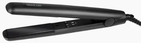 Placa de indreptat parul SENCOR - SHI 110 BK, Cablu de alimentare rotativ 360°, Indicator de functionare LED (Negru)