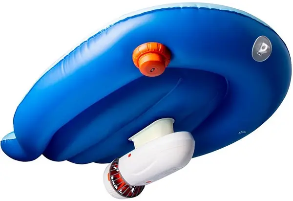 Placă de înot gonflabilă Sublue - WhiteShark Tini Inflatable Kickboard, albastru