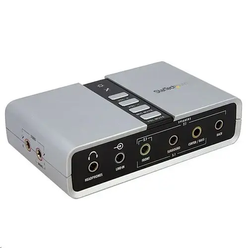 Placa de sunet externa, Startech ICUSBAUDIO7D, USB-B la Toslink,