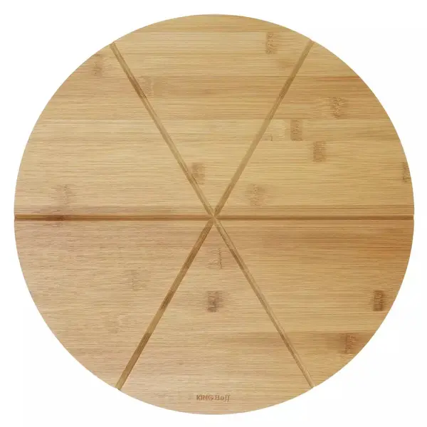 Placă de tăiere pizza Kinghoff - 35 cm, 6 bucăți