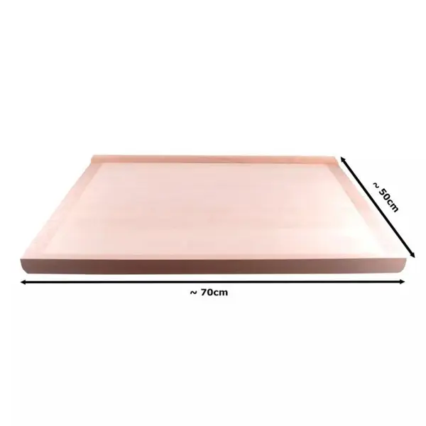 Placa din Lemn de Plop pentru Intins si Framantat Aluat, 70 x 50 cm, Perfect Home