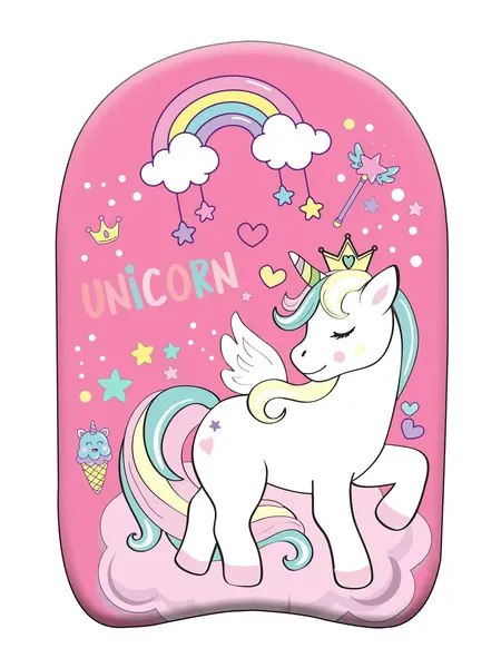 Placa gonflabila pentru copii Unicorn