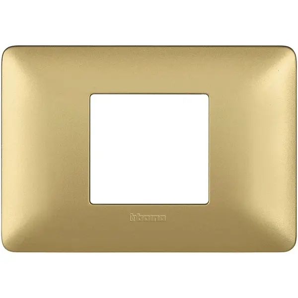 Placa ornament 2 module centrat Bticino Matix AM4819MGL, auriu