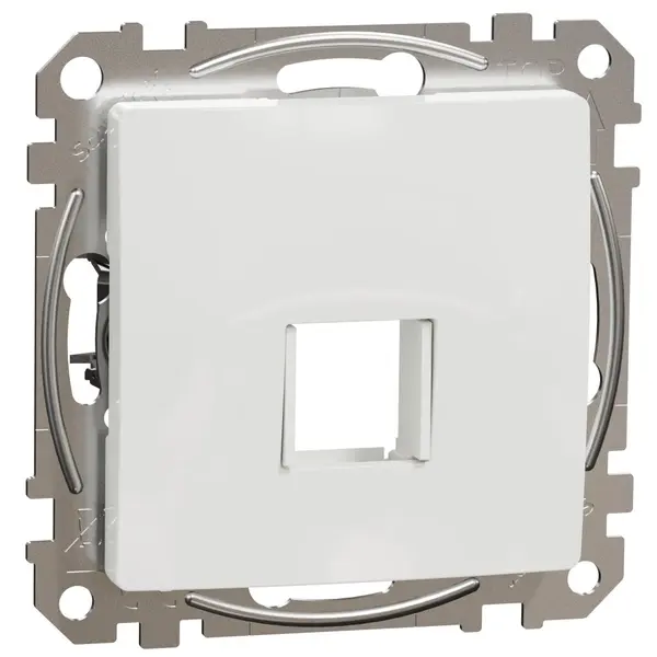 Placa pentru RJ45, HDMI, VGA Schneider Sedna Design SDD111421, alb