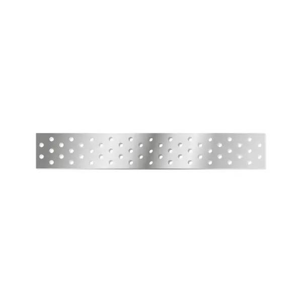 Placa Perforata 1.5 Mm, Zincata, 80 X 240 X 1.5 Mm