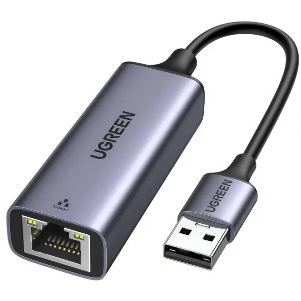 Placa Retea UGREEN CM209, RJ45, USB, Gri