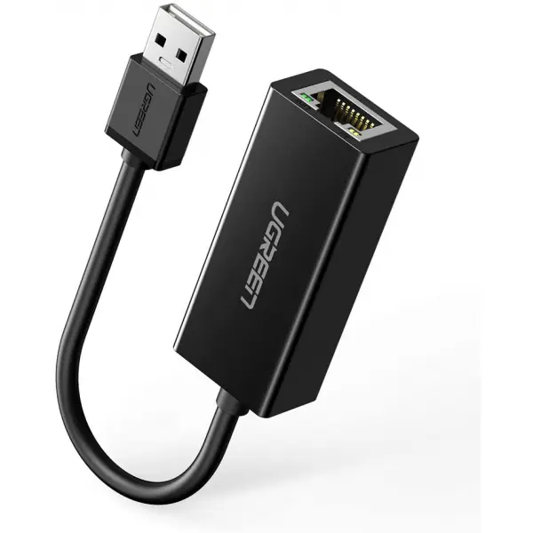 Placa Retea UGREEN CR110, RJ45, USB, Negru