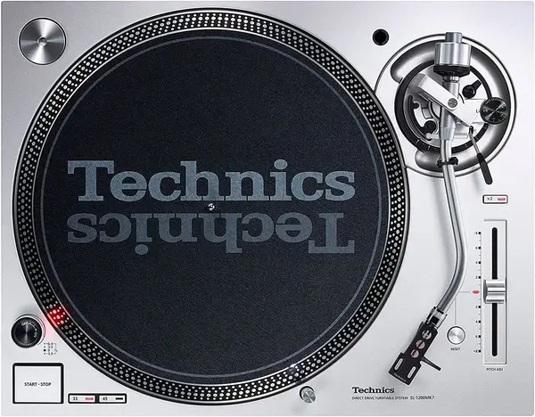 Placă turnantă Technics - SL-1200MK7EG, argintiu/negru