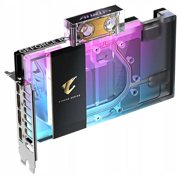 Placă video Gigabyte - Aorus GeForce RTX 5080 Xtreme Waterforce WB, 16GB, GDDR7