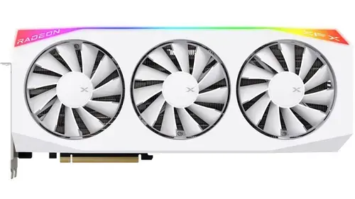 Placa video XFX Mercury AMD Radeon RX 9070 XT OC White Magnetic Air Edition RGB, 16GB, GDDR6, 256-bit