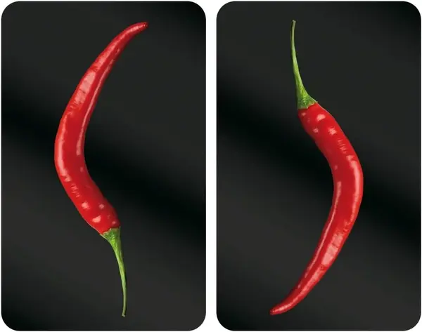 Plăci de protecție din sticlă Wenko - Hot Peperoni, 2 bucăți, universal
