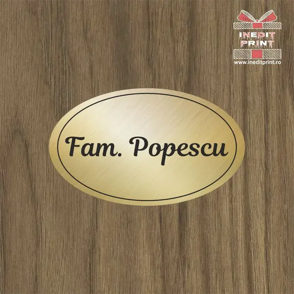 Placuta ABS pentru usa PABS6 20x12