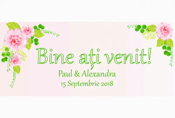 Placuta intampinare personalizata PN1 55x25cm