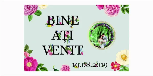 Placuta intampinare Personalizata PN18 40x25 cm