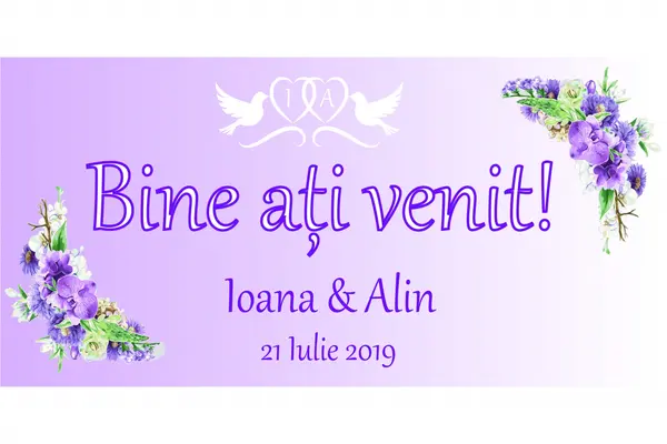 Placuta intampinare Personalizata PN2 90x40cm