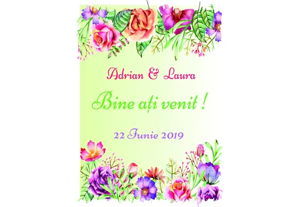 Placuta intampinare Personalizata PN26 35x25 cm