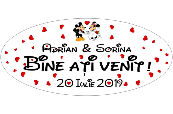 Placuta intampinare Personalizata PN29 70x30cm