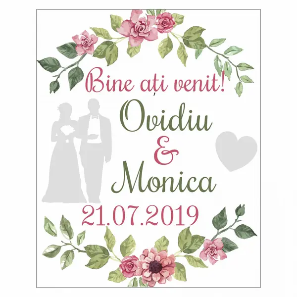 Placuta intampinare Personalizata PN32 50x40 cm